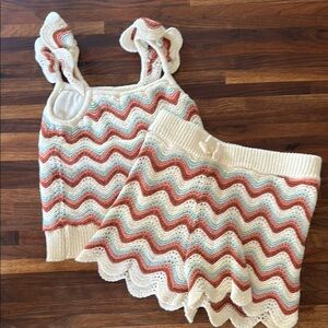 Janie and Jack Crochet Matching Set